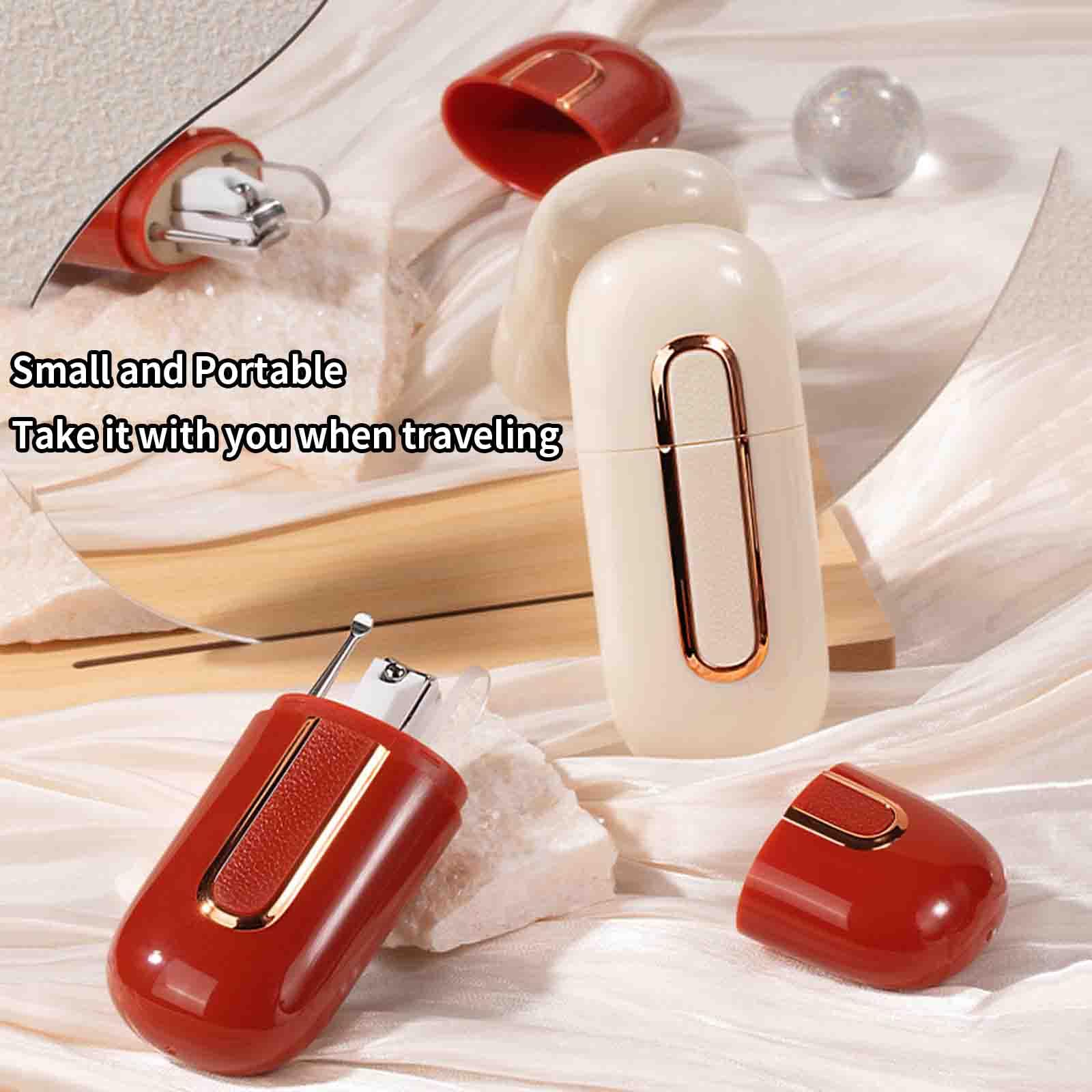 Cortauñas Pies Nail Cutter Alicate Cortauñas Alicates Uñas Pies Corta Uñas Adulto Profesional Uñas Gruesas Kit Evita Que Los Recortes De Uñas Salpiquen Lima De Uñas Regalo (11X4.6X3CM,red)