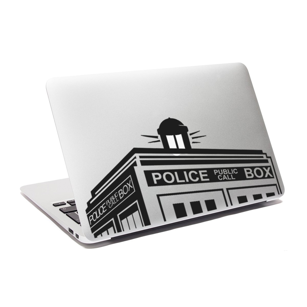 ericraft Doctor Who decal Tardis decal police box sticker Macbook decal Car sticker Window Sticker