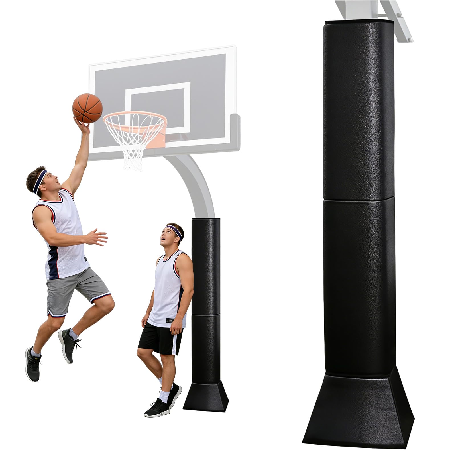 72" Tall Basketball Pole Pad Heavy Duty Pole Padding