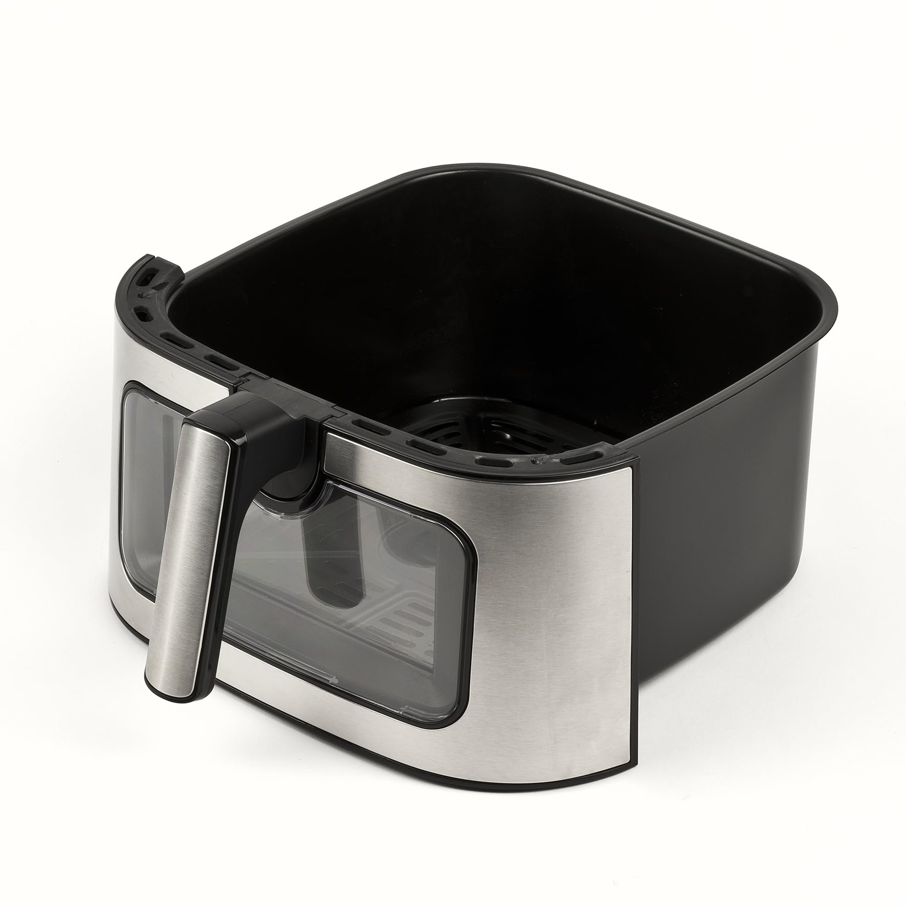 Girmi FG90 Friggitrice ad Aria Ecofrit Premium, 2200W, 9 Lt, Doppia Resistenza, Finestra, Contenitore Antiaderente, Display Digitale, Scongelamento, Partenza Ritardata, BPA/PFOA safe, Nero