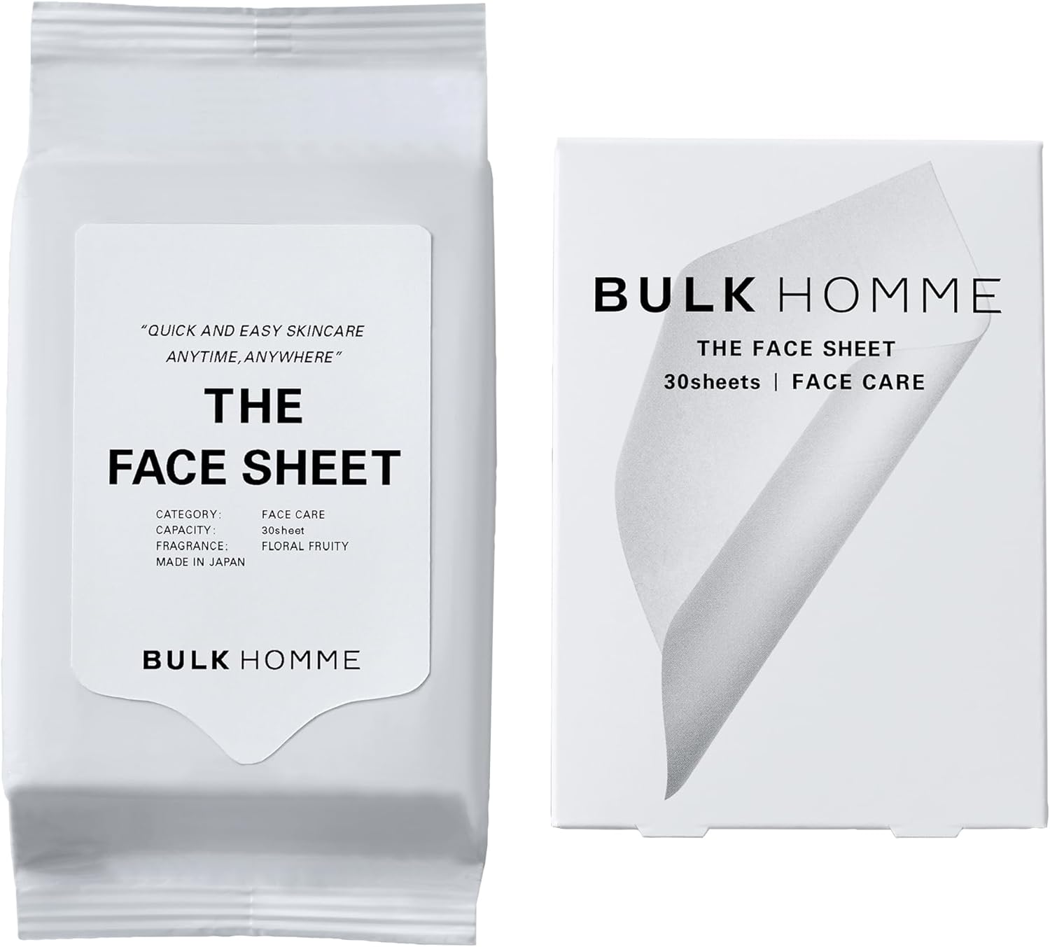 バルクオム フェイスシート メンズ 30枚入り THE FACE SHEET