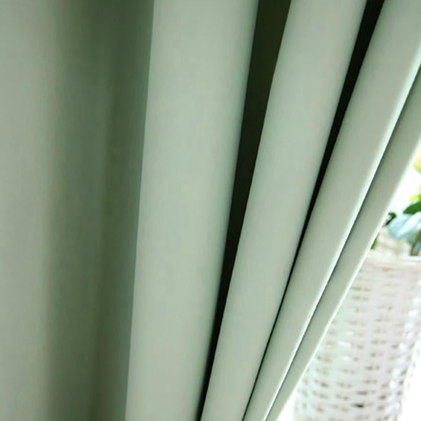 Moderne Gardinen für Die Küche, Gardinen Grün Stern Polyester Vorhänge für Schlafzimmer Wohnzimmer 2er Set 132x160cm BxH