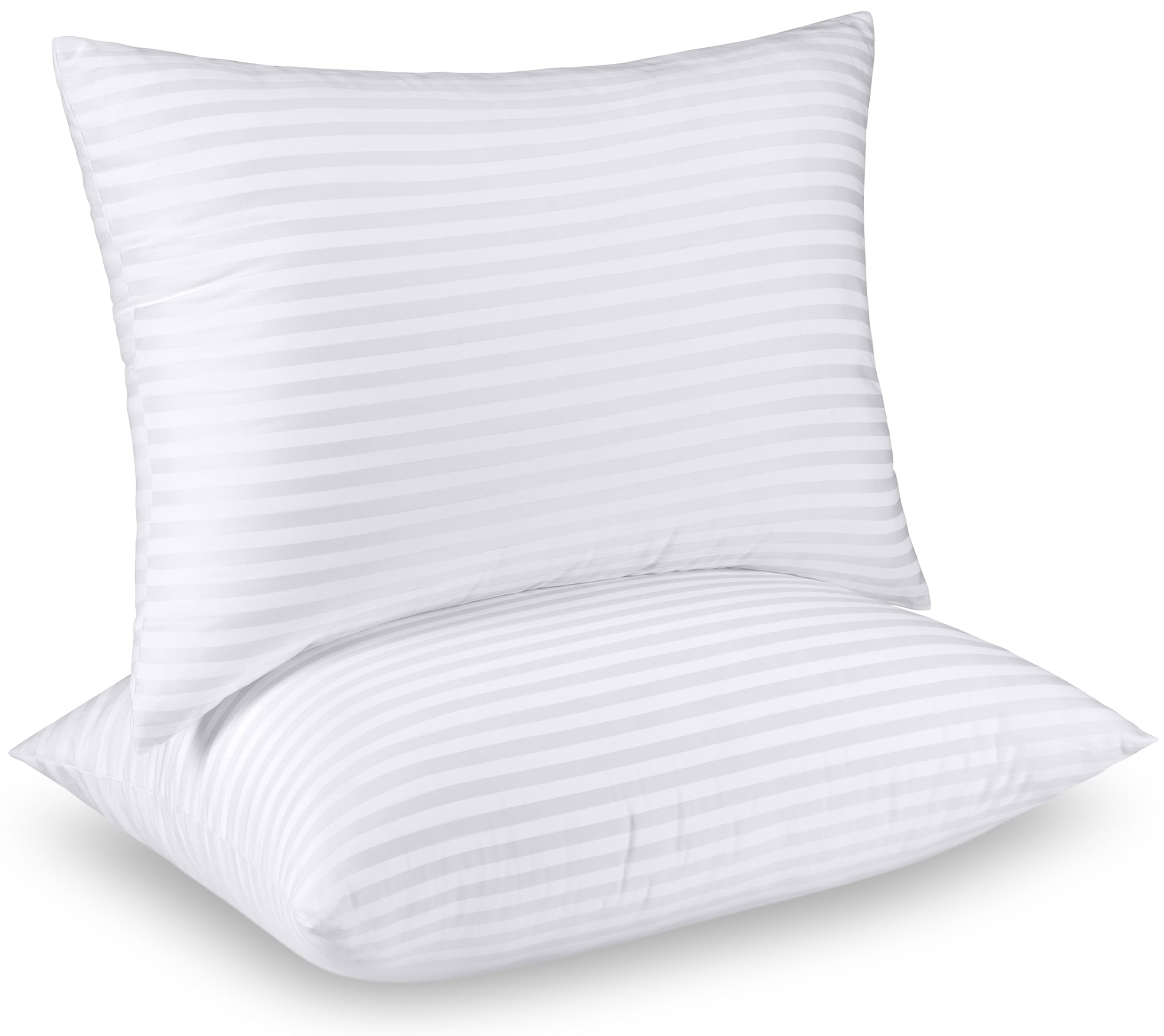 Utopia BeddingPillows Standard Size Set of 2 (White), Hotel Pillows, Cooling Pillow for Side, Back or Stomach Sleepers