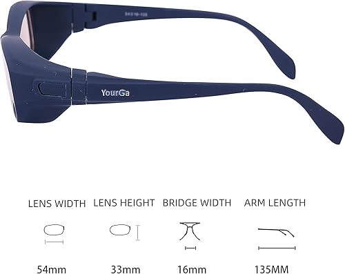 Miniatura 9 de Yourga Gafas de alivio de ojos secos, bloqueo de luz azul, lentes de cámara de humedad, para lecturajuegos, televisiónteléfonos para hombresmujeres,