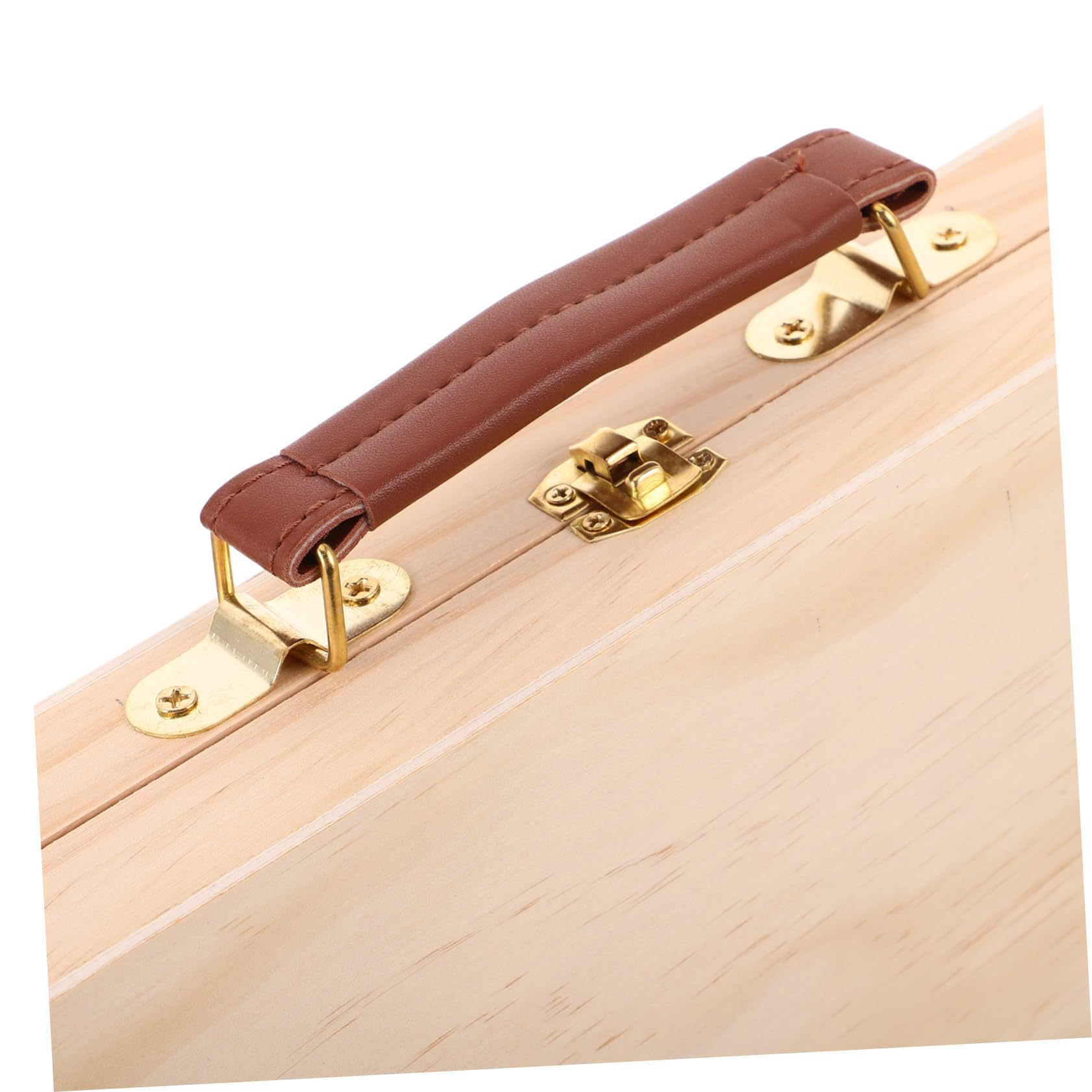 SOIMISS 2stücke Holzaufbewahrungsbox Tragbar für Künstlerbedarf Geeignet für Ölmalerei im Freien und Atelier mit Mehreren Fächern und Ergonomischem Tragegriff