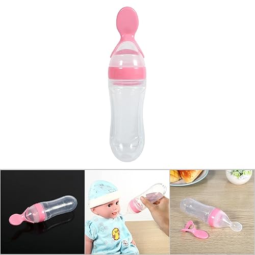 Miniatura 5 de Cuchara de alimentación para bebés, 1 unidad, cucharas para bebés, comedero de alimentos para bebés 0 - dispensación y alimentación (3.0 fl oz)