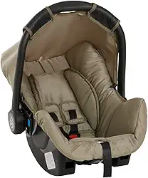 Galzerano, Bebê Conforto Grid Preto Cappuccino (0 a 13 kg) -