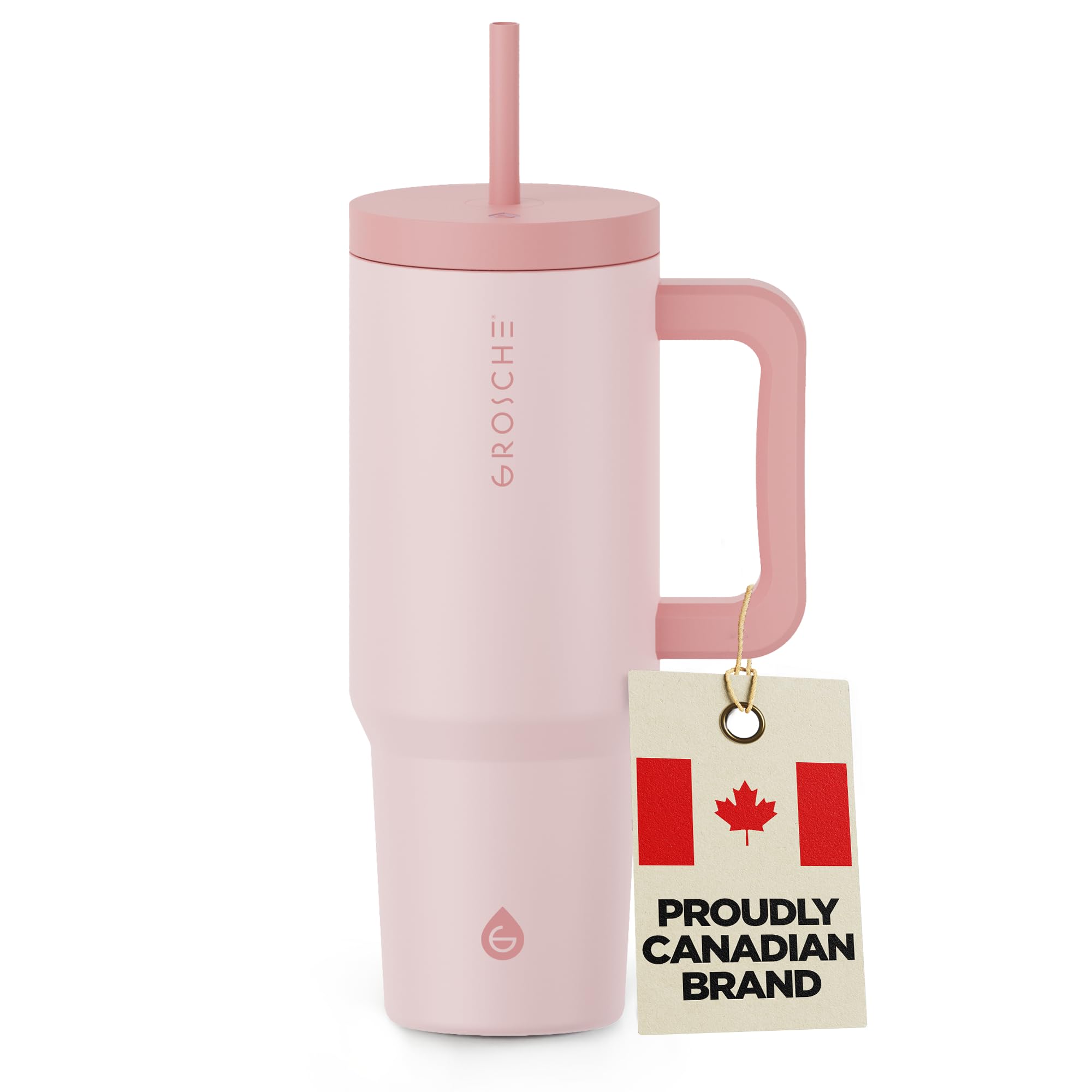 Amazon.com: GROSCHE Aspen Insulated Tumbler with Handle and Straw