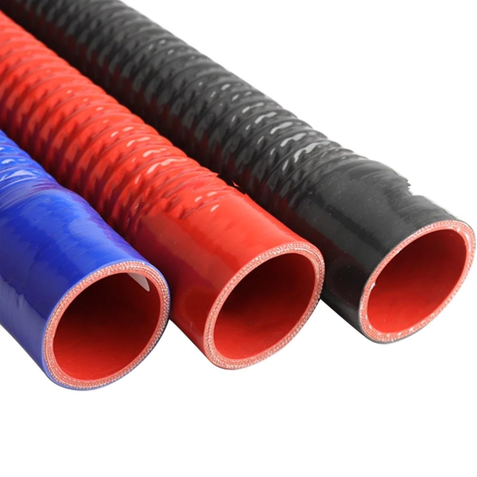 Tuyau D'admission Tuyau Flexible Silicone ID 28 30 32 34mm Tube Radiateur d'eau pour Prise d'air Haute Pression Tuyau D'entrée d'air Voiture(ID 32mm Blue)