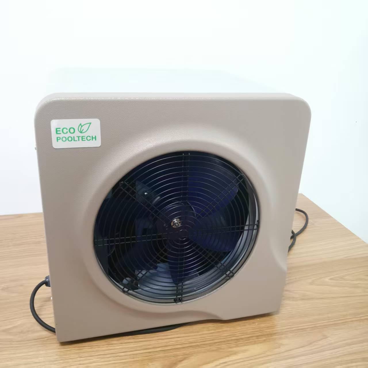 ECOPOOLTECH Mini Poolheizung Wärmepumpe Pool bis 30.000 l, Heizleistung 3,9 kW 220V, Heizpumpen für Aufbau-Pools/Schwimmbecken