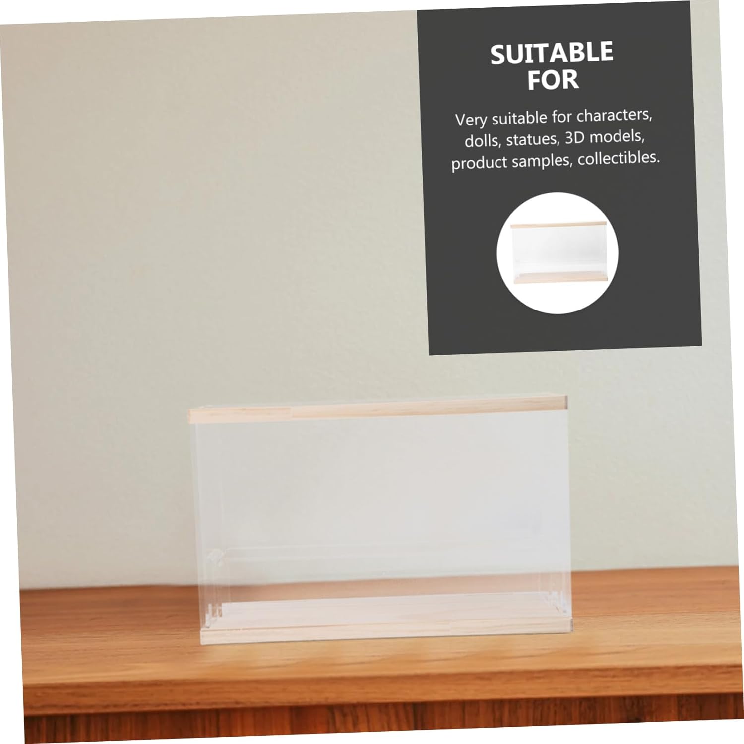 ABOOFAN Practical Display Riser Stand Display Stands for Mall Home Organizing Rack Show Shelves Acrylic Case