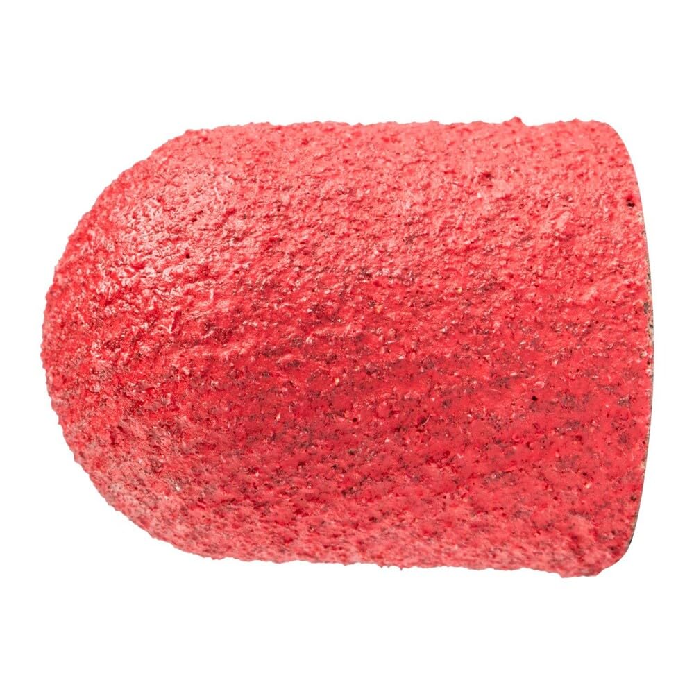 PFERD 46126 Policap Abrasive Cap, Shape C, Ceramic Oxide Grain CO-Cool, 1/2" Diameter x 11/16" Length, 120 Grit (Pack of 50)