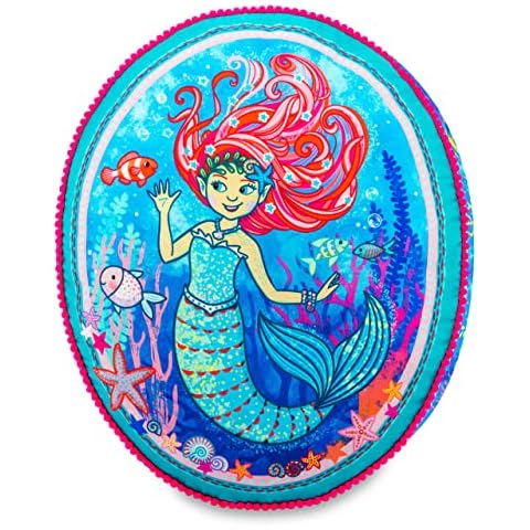 SANDINI Bine Brändle - Cojín decorativo sirena azul Cover
