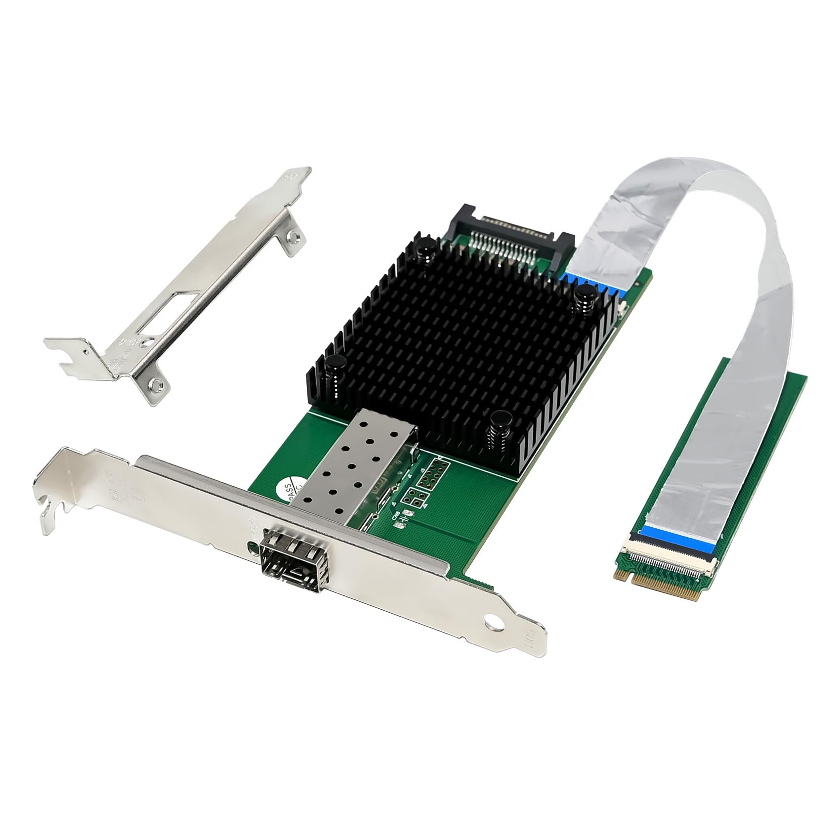 M.2 (M Key) to 10GbE SFP+ Network Card, Single SFP+ Port with Intel 82599 chip,10 Gigabit Ethernet Card NIC for Windows, Linux, UEFI-image-12