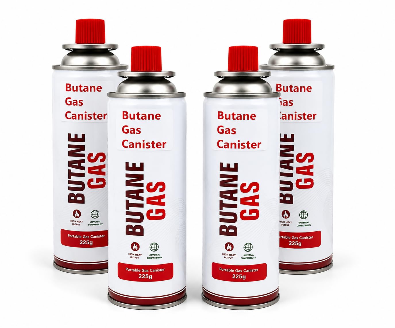 Compact Butane Gas Canister, Perfect for Camping & Outdoor Cooking (Red, 4)-picture-27