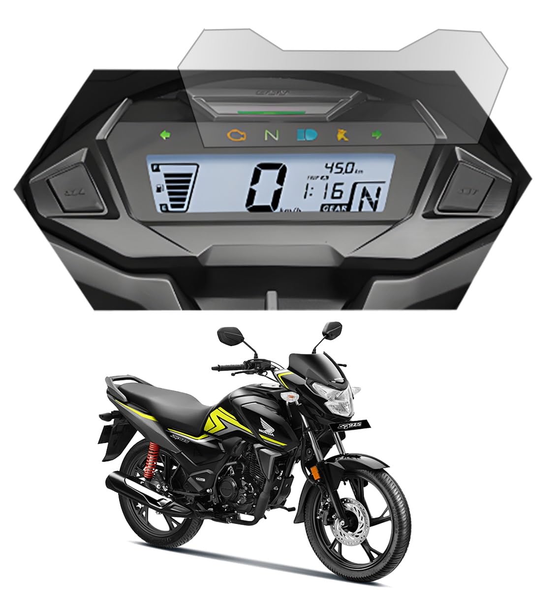 Zealsy PPF TPU Material HONDA SP 125 Screen Guard Protector Accessories Motorcycle Digital Console Speedometer- Clear (B0CS6QRDBQ) Amazon Price History, Amazon Price Tracker