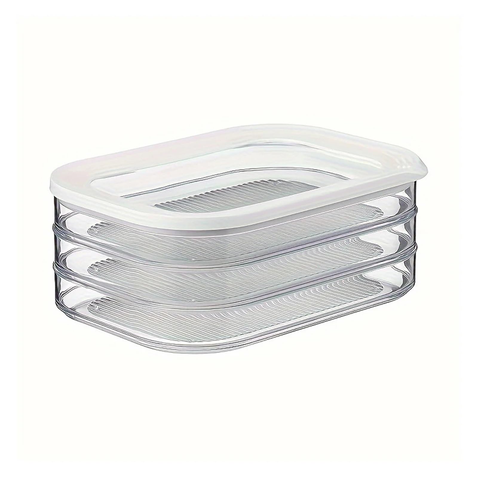 Contenitori per la cucina Contenitore for alimenti, contenitore for salumi a 3 strati, scatola sigillata riutilizzabile a prova di perdite, carne, frutta e verdura, organizzatori da cucina Scatola por
