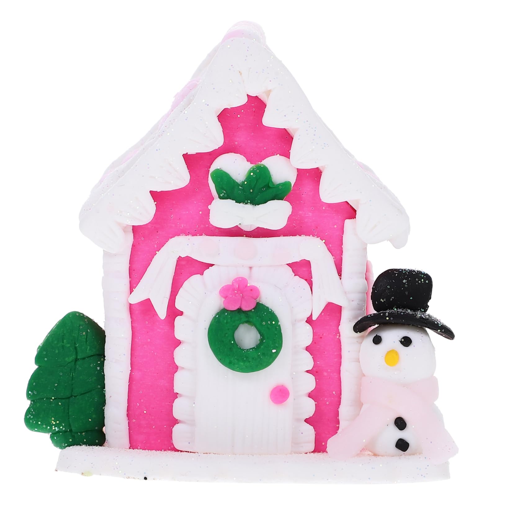 CRILSTYLEO Casa De Pan De Jengibre De Navidad Decoraciones Navideñas De Dibujos Animados Adorno De Navidad Centros De Mesa De Navidad La Casa Adornos De Navidad Cena De Navidad Decoración De