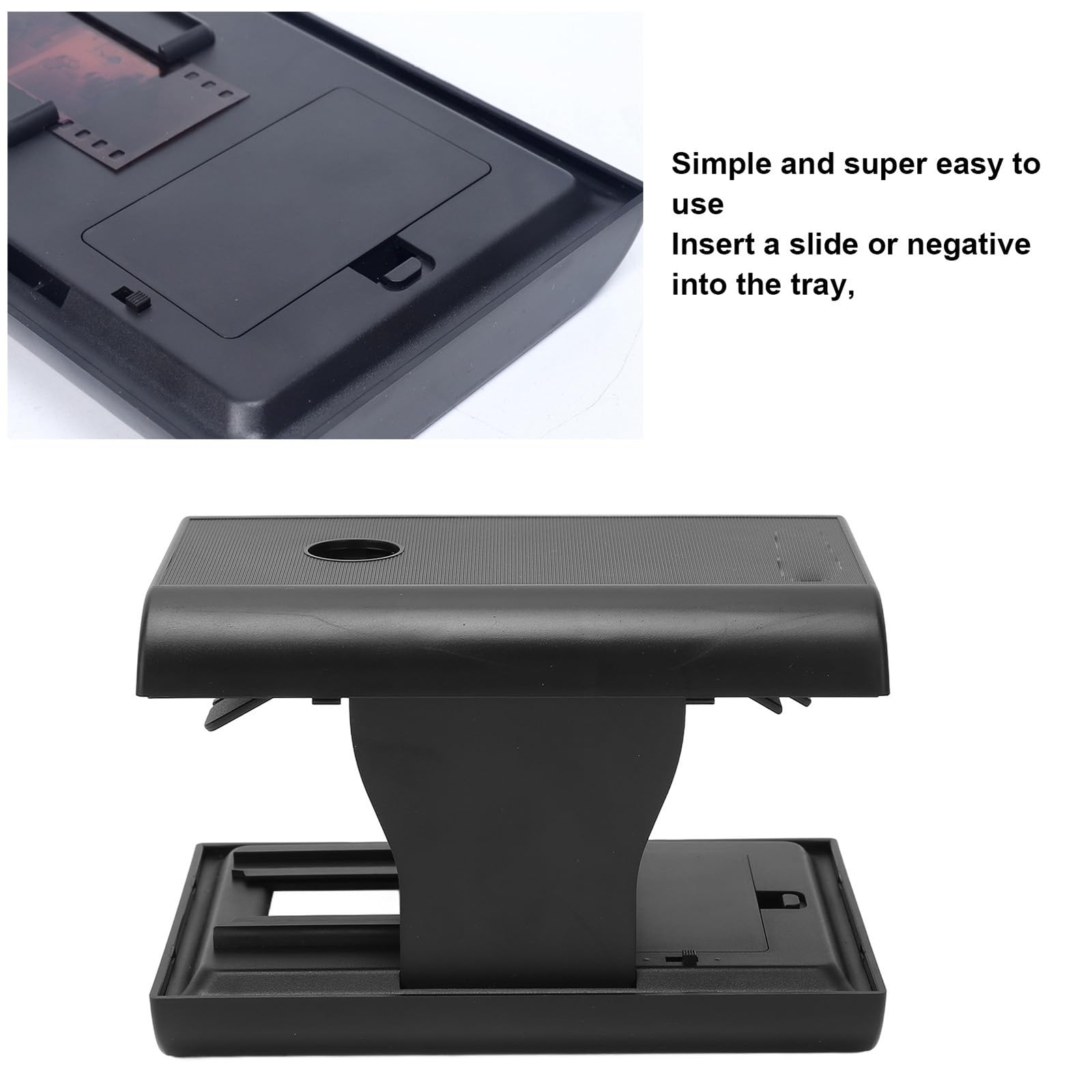 Mobile Film Scanner, 35mm Portatile Pieghevole Scanner Diapositive e Negativi, Smartphone Foto Scanner con Retroilluminazione a LED per Viaggio, Famiglia
