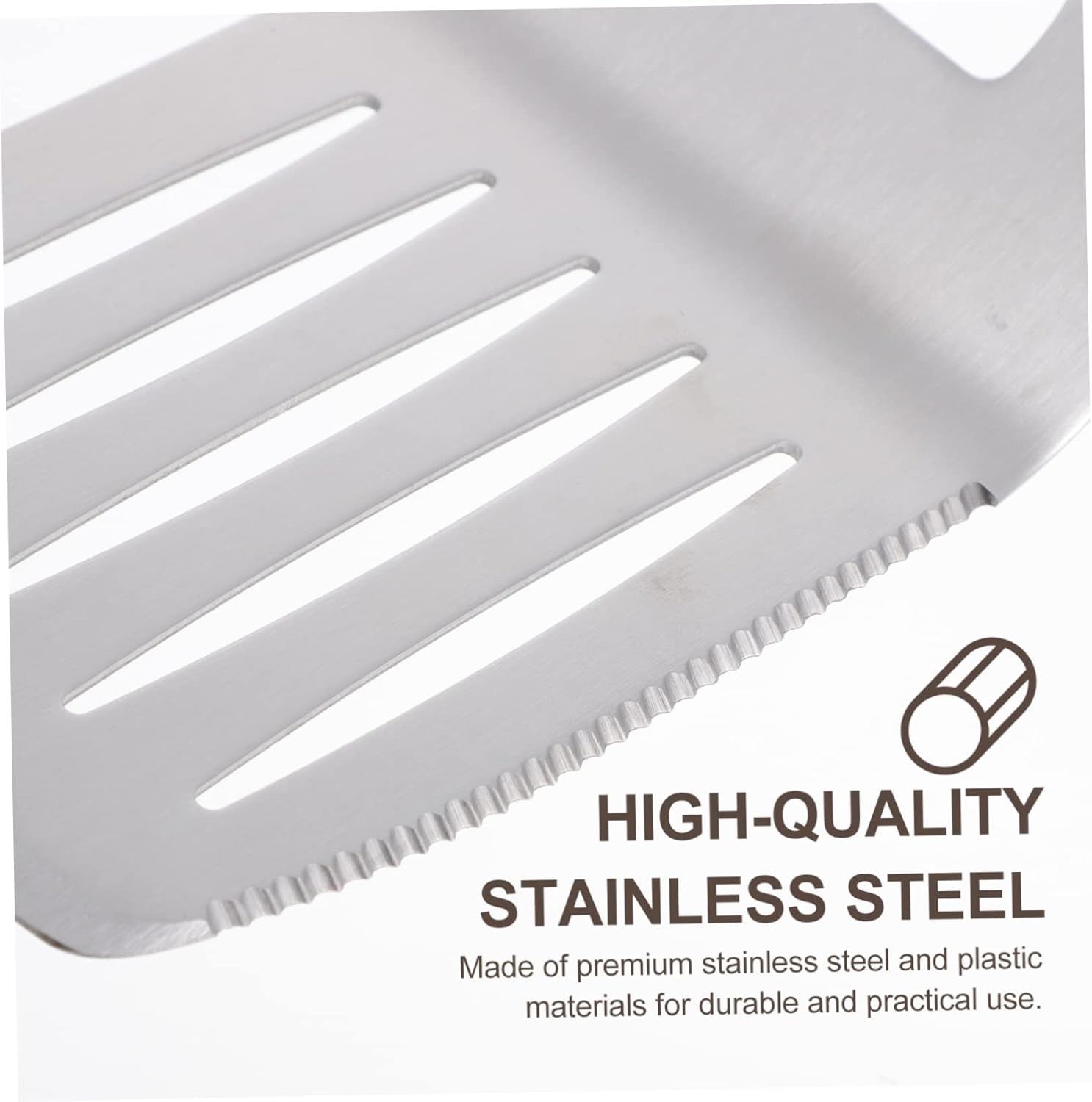 2pcs Stainless Steel BBQ Tool Kit Complete Grill Utensils BBQ Fork Spatula for Camping