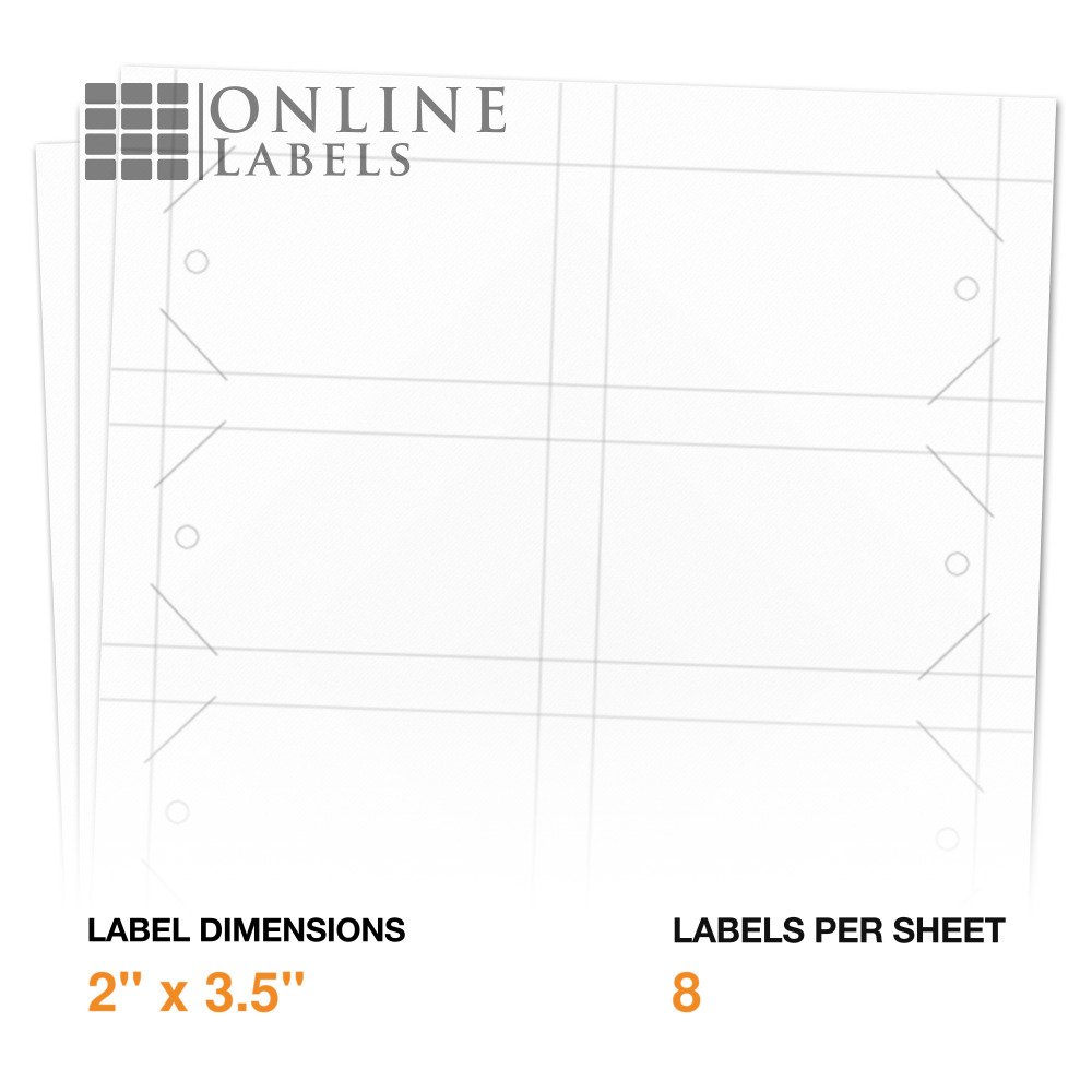Printable Tags 2 X 3 5 Cardstock Pack Of 800 100 Sheets - Printable Cards
