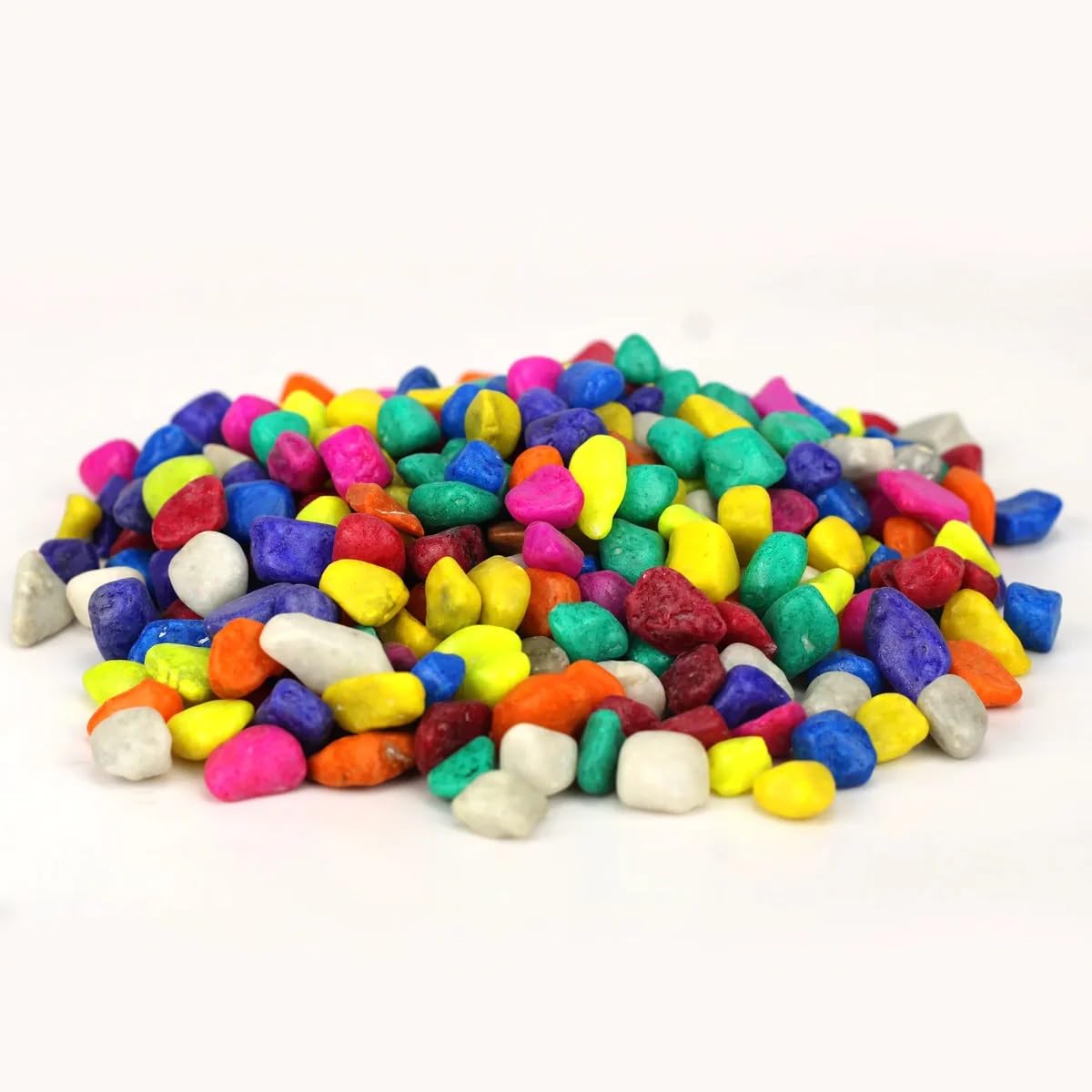 AVLUZ Multi Color Glossy Decorative Aquarium Stones 500 Gram | (1.5-2) cm 2