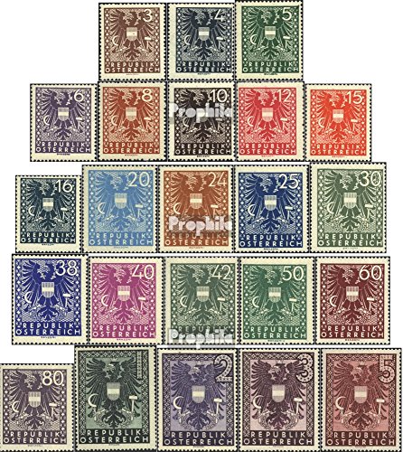 Prophila Collection Austria 697-719 (Completa Edizione) 1945 Crest (Francobolli per i Collezionisti)