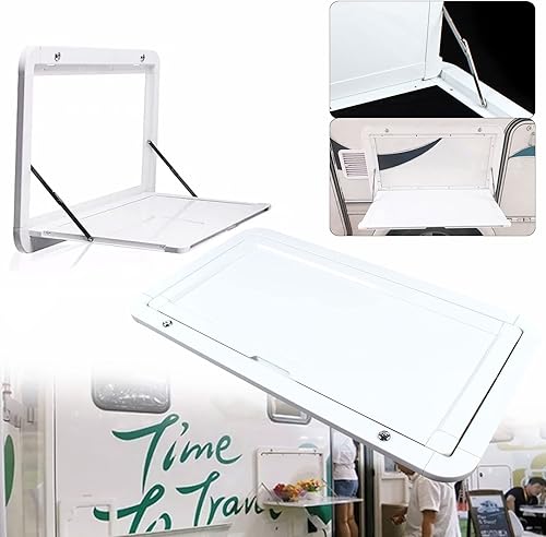 Miniatura 2 de Mesa plegable para caravana de caravana, escritorio plegable para caravana, picnic, mesa externa plegable, mesa de comedor colgante de pared,