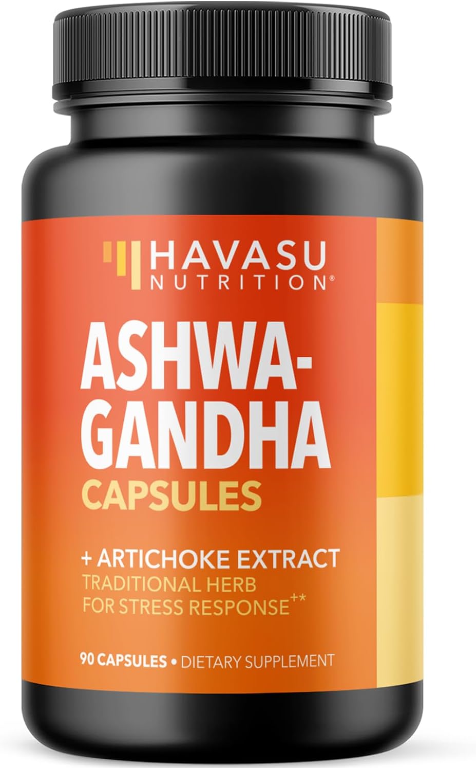 Ashwagandha 1000mg with Artichoke Extract – Ashwagandha Capsules for Stress, Mood and Energy Support – Adaptogenic Herbal Support for Men and Women – 90 Vegan, Non-GMO Capsules, 45 Servings