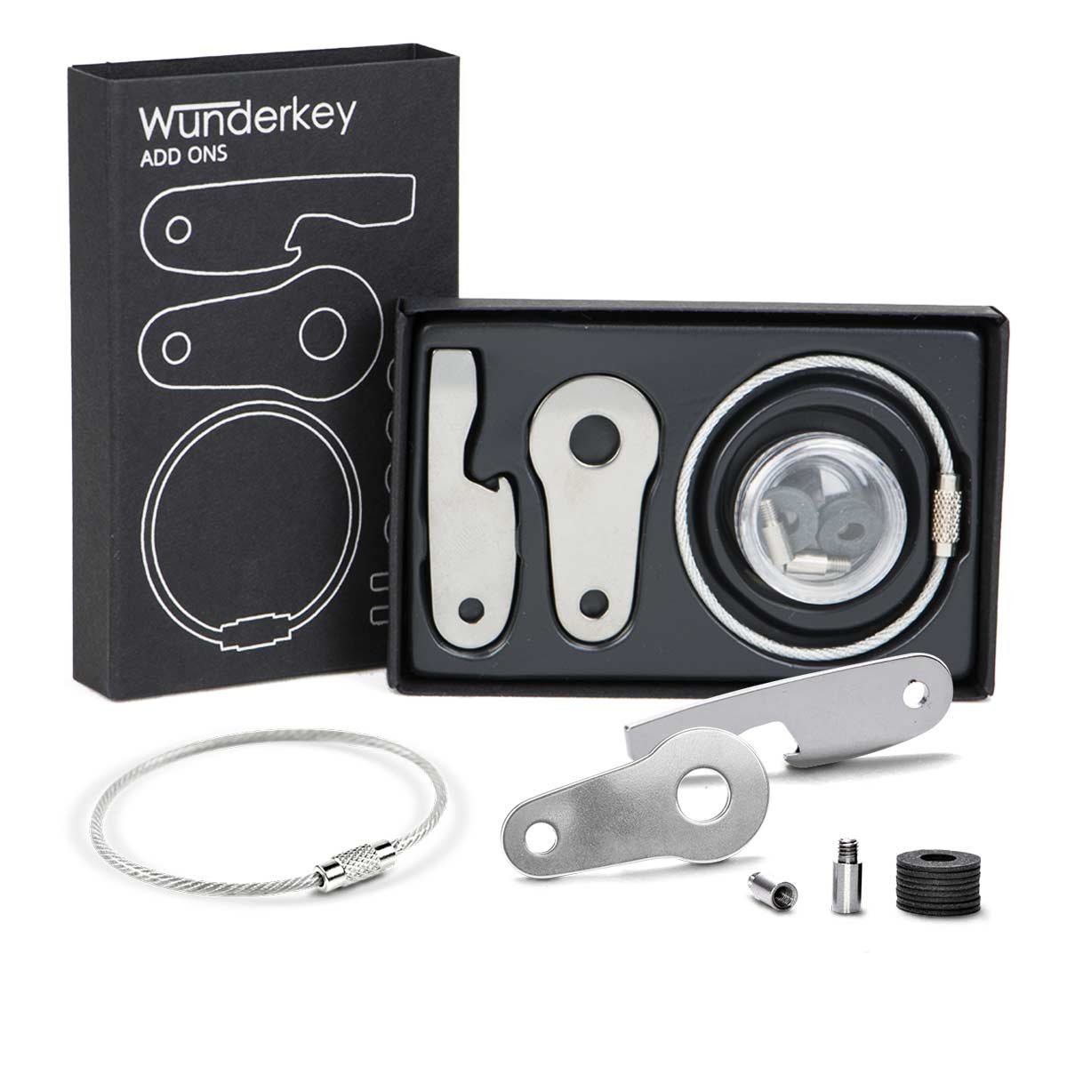 Wunderkey Portachiavi Tascabile - Made In Germany | Fino A 16 Chiavi, Alluminio Anodizzato - Foto 4