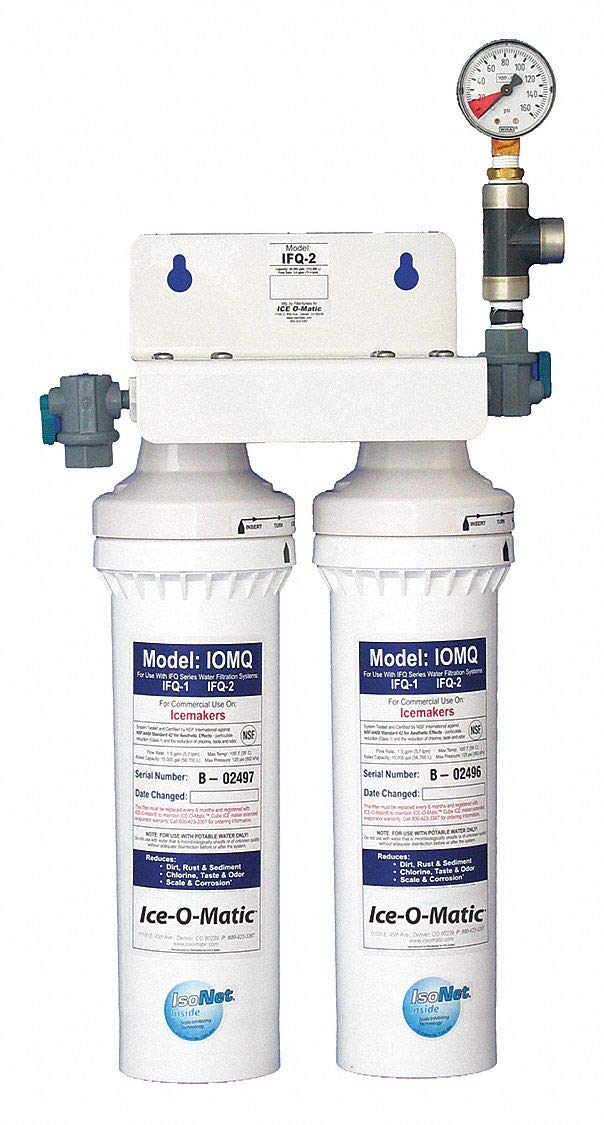 ICEOMatic Plastic Ice Machine Filter System, 3.0 gpm, 125