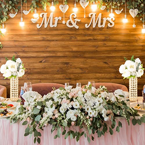 4 Pieces Crystal Decorative Flower Vase For Wedding Table Centerpieces 10.25" Gold Cylinder Metal Vases Wedding Table Decorations Crystal Tea Light Candle Holders For Wedding Party Events Home Decor #TOP4
