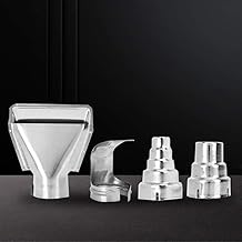 Acessórios para pistola de calor Milwaukee Wagner Acessórios de bocal para pistola de calor Milwaukee Kit de acessórios para pistola de calor com 4 peças kit de bicos de ar para pistola de calor, pontas de boca, kit elétrico 49-80-0300 pontas de pistola de calor