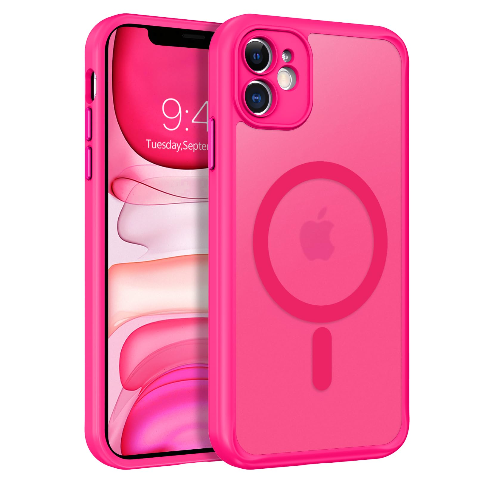 BENTOBEN for Magnetic iPhone 11 Phone Case Compatible with Magsafe Slim Fit Matte Design Shockproof Bumper Protective Drop