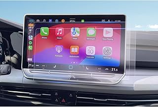 GAFAT [2 Pieces] Compatible with VW Golf 8.5 2025 2026 12.9 Inch Navigation Screen Protector, Nano Display Film for Facelift Golf 8 MK8.5 7/2024 12.9 Inch Discover Pro, 6H Anti Scratch