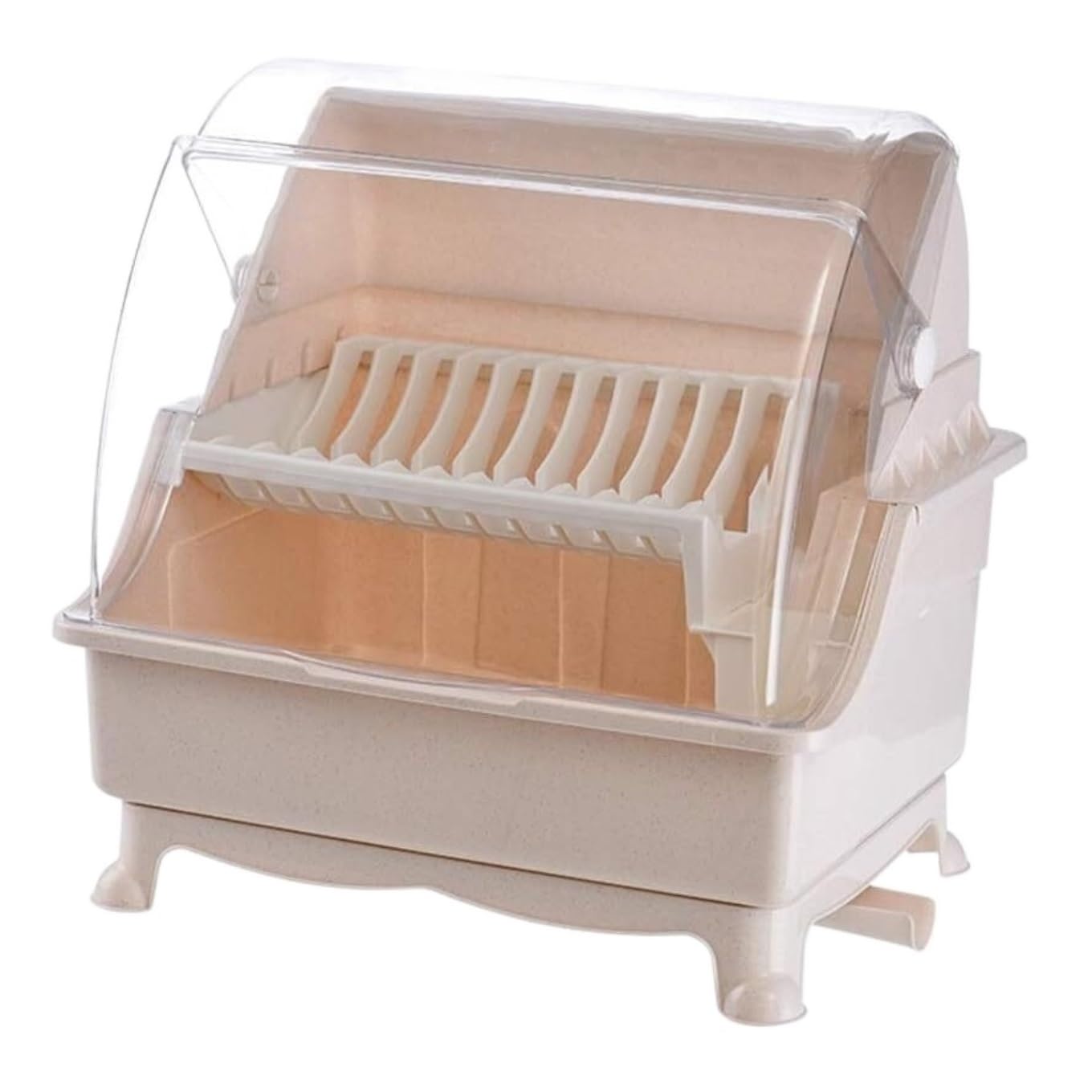 Scolapiatti Scolapiatti Da Cucina Stoviglie Ciotola Bacchette Scatola Di Immagazzinaggio Scolapiatti Per Uso Domestico In Plastica Doppio Strato Scola Piatti d Appoggio Lavello ( Color : X , Size : 46