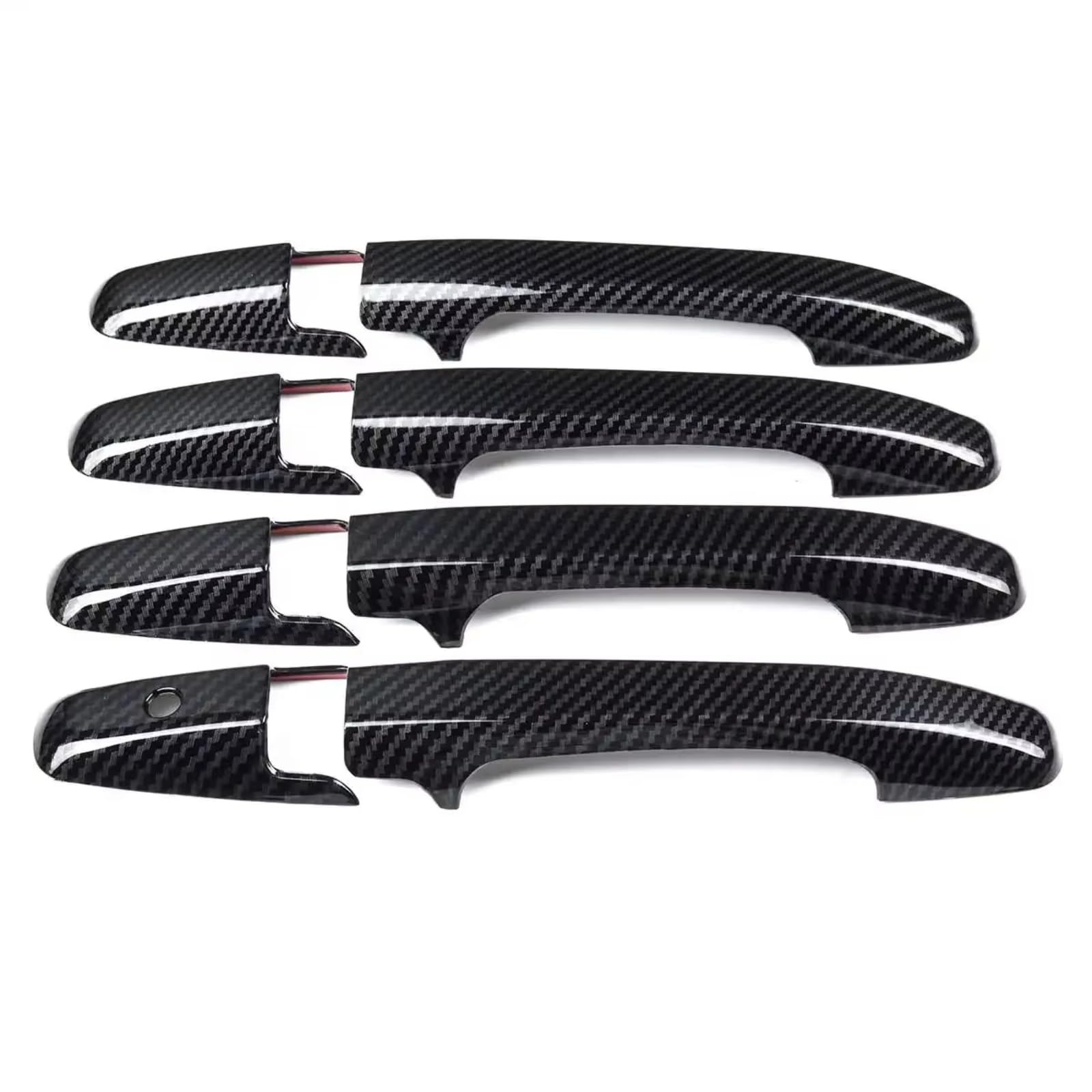 Qdzvalumv One Color Car Door Handles Cover Shell Compatible With For Civic 2006-2011 For Pilot 2009-2015 Car Door Handle Covers Styling Trim Sticker Set