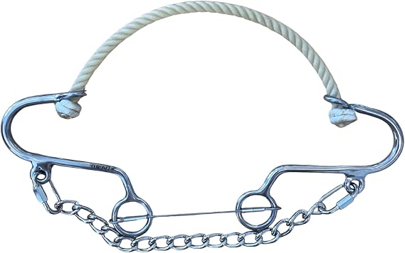 حبل حبل أنف Hackamore سحب الحصان قليلا