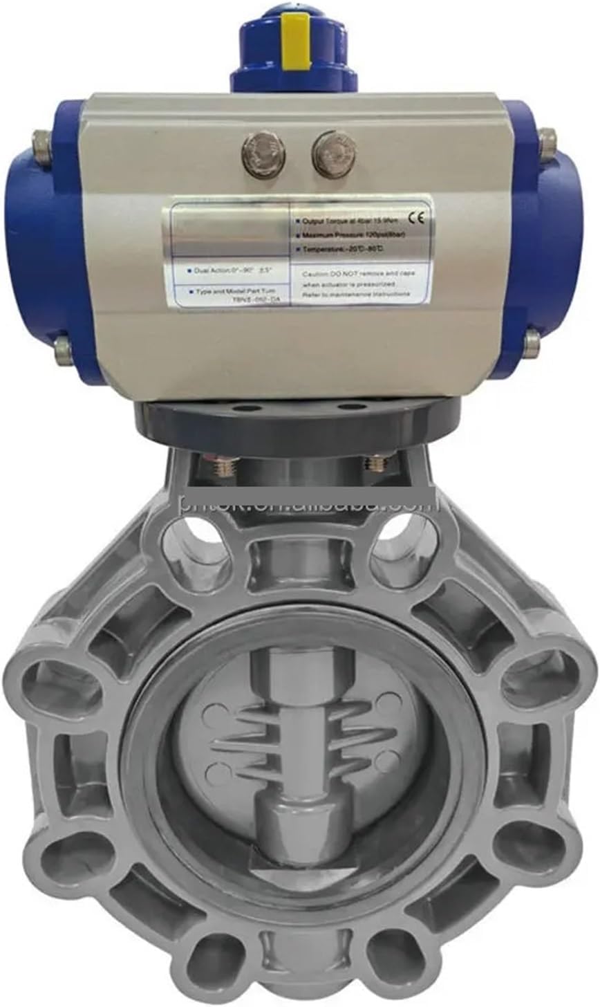 Pneumatic Actuator Butterfly valves Control Butterfly Valve Ball Valve Joint End Flange 2inch to 12inch