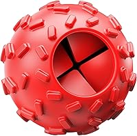 ZHIERDE Treat Dispensing Puzzle Ball for Small Dogs & Puppies - Interactive Slow Feeder Toy Reduces Boredom, Anxiety & Fast Eating