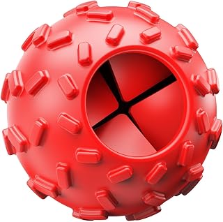 ZHIERDE Treat Dispensing Puzzle Ball for Small Dogs & Puppies - Interactive Slow Feeder Toy Reduces Boredom, Anxiety & Fast Eating
