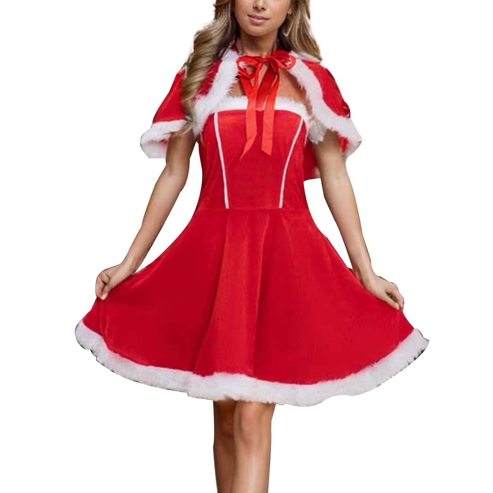 Robe Mère Noël Confortable Finis les Déguisements Chauds qui Grattent - 4
