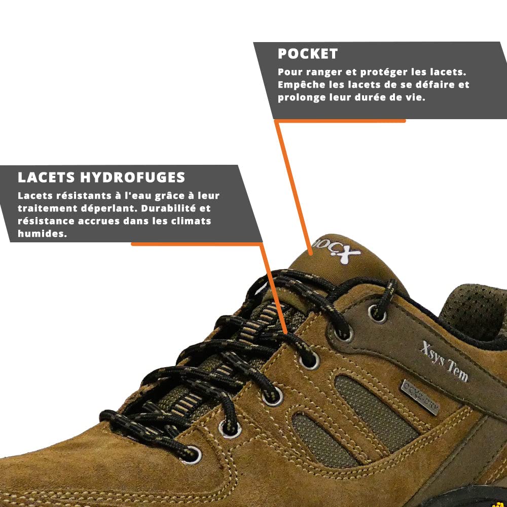 Oriocx Viguera - Zapatillas de Trekking y Senderismo Impermeables, con Membrana Interior y cómodas - Unisex - Marrón Talla 40