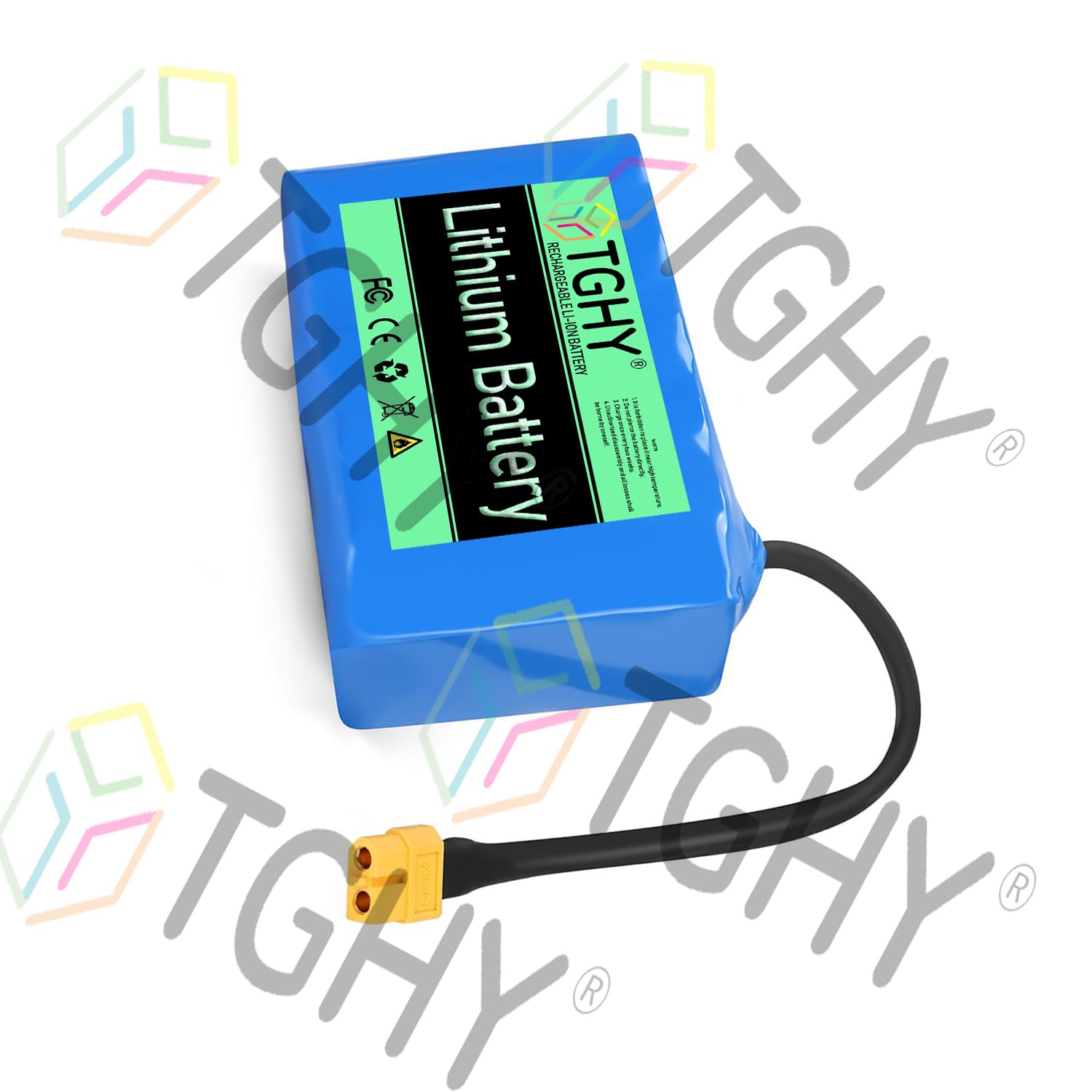 TGHY Batterie Lithium-ION Rechargeable 10S1P 2000 mAh 36 V pour Hoverboard Portable, Compatible avec Les Moteurs de Scooters électriques et gyropodes jusqu'à 72 W.