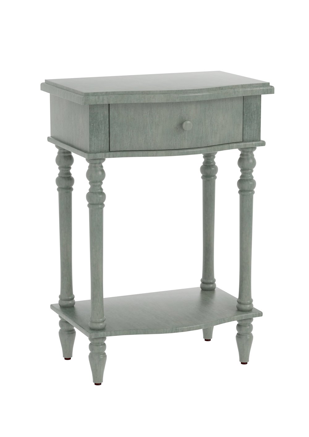 tall end table with shelves on Amazon Com Urbanest Jefferson Accent End Table With Drawer 29 Inch Tall Dark Green Furniture Decor
