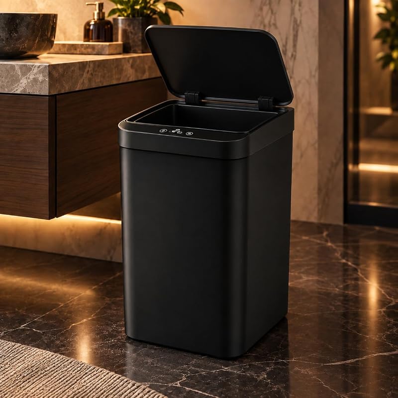 Lixeira Automática Sensor de Movimento e Aproximação Inteligente 14 Litros