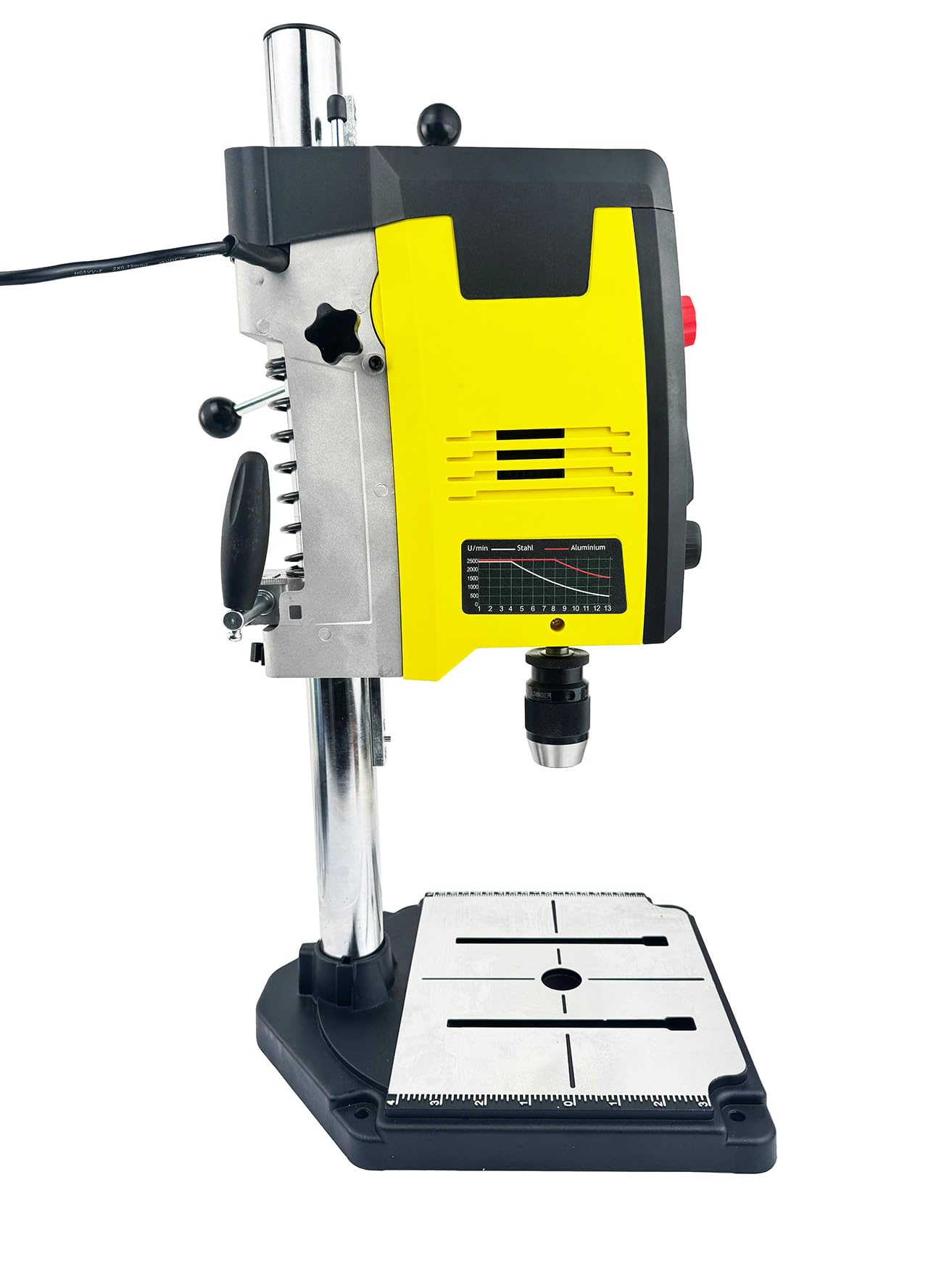 WELDINGER Tischbohrmaschine TB-2500 electronic 200-2500 U/min 800 W