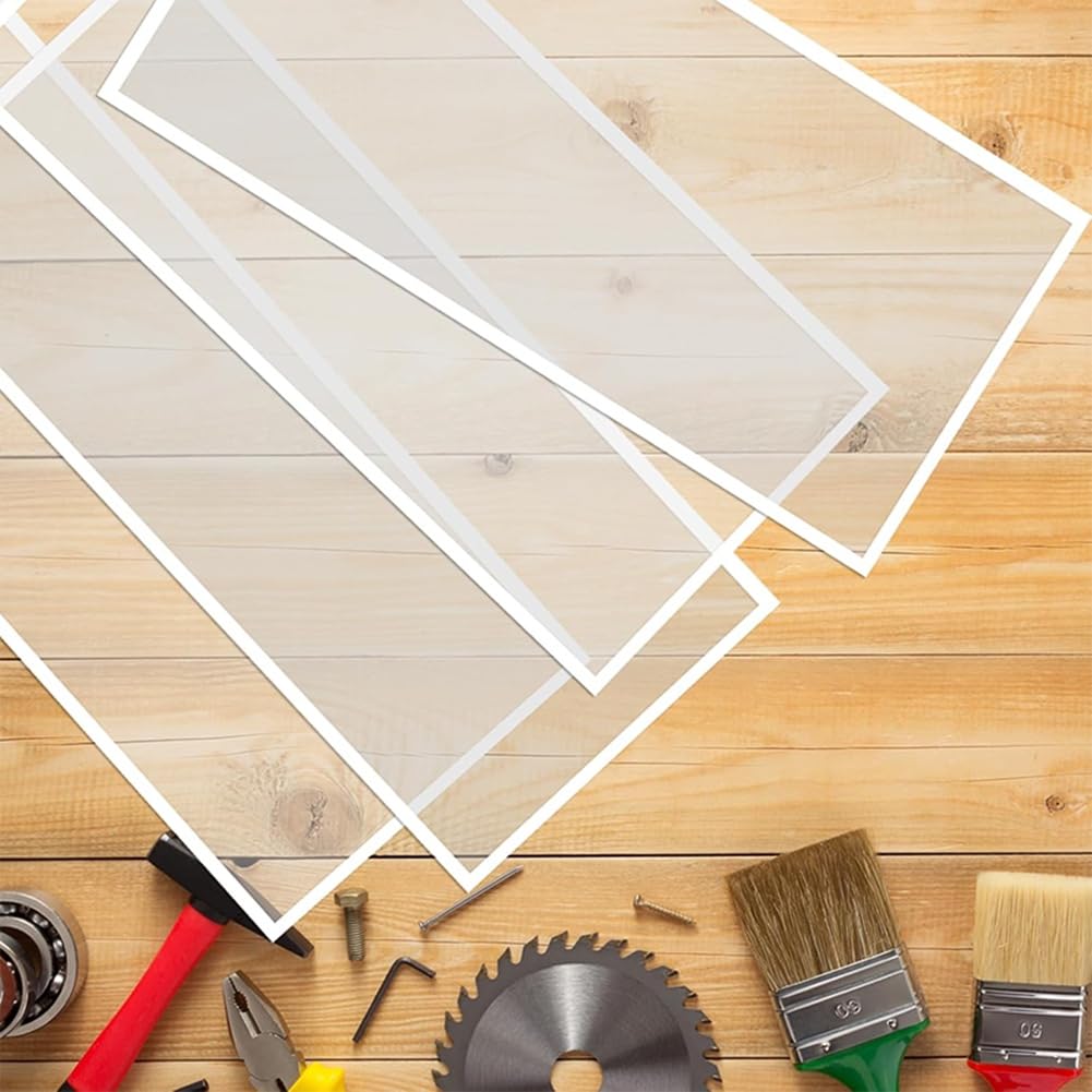 Innenschutzkleber Standard-Sandstrahlschutz 25 Stück Sandstrahlkabinett-Objektivabdeckung 23 X 11 A