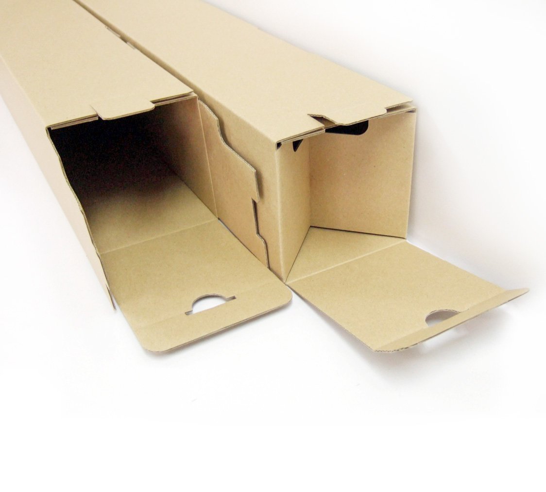 Tubo de papel prefabricado para el caso de los carteles de cart?n (A1 B2 A2 correspondiente) 87 x 87 x 600 [25 piezas] (jap?n importaci?n)