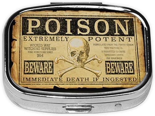 Miniatura 6 de Pastillero de metal con 2 compartimentos, portátil, compacto, para pastilleros, para billeteras de bolsillo, diario, portátil, para medicamentos,